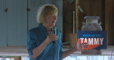 'We don't know what the future holds': Sen. Tammy Baldwin holds cam...